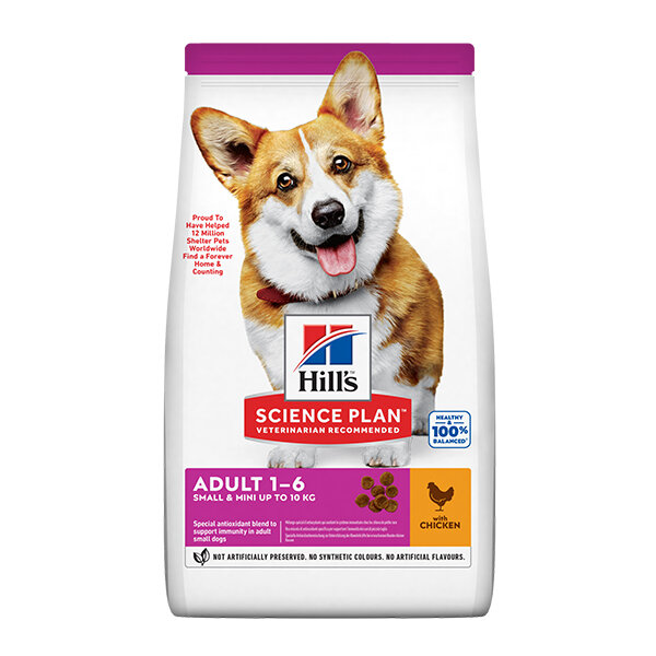 Hill's Science Plan Tavuklu Küçük Irk Yetişkin Köpek Maması 3 kg - 6