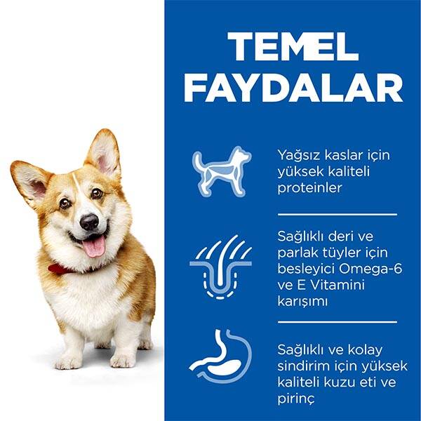 Hill's Science Plan Kuzulu Küçük Irk Yetişkin Köpek Maması 1.5 kg - 3