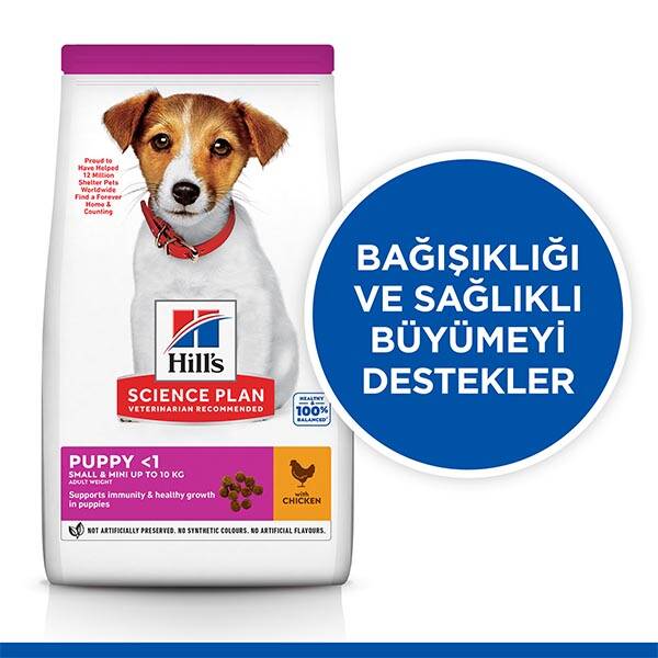 Hill's Science Plan Tavuklu Küçük Irk Yavru Köpek Maması 3 Kg - 2