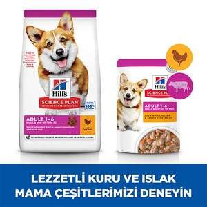 Hill's Science Plan Tavuklu Küçük Irk Yetişkin Köpek Maması 1.5 kg - 7