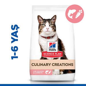 Hill's Science Plan Gurme Lezzet Somonlu ve Havuçlu Yetişkin Kedi Maması 10kg