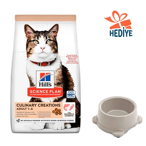 Hill's Science Plan Gurme Lezzet Somonlu ve Havuçlu Yetişkin Kedi Maması 1.5 kg - 1