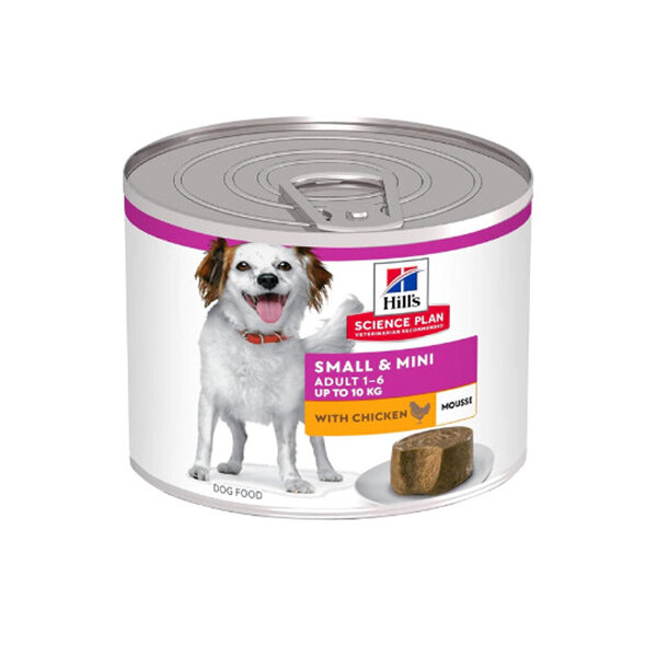 Hill's SP Küçük ve Mini Irk Yetişkin Köpek Tavuklu & Hindili Yumuşak Püre Yaş Maması 200G - 1