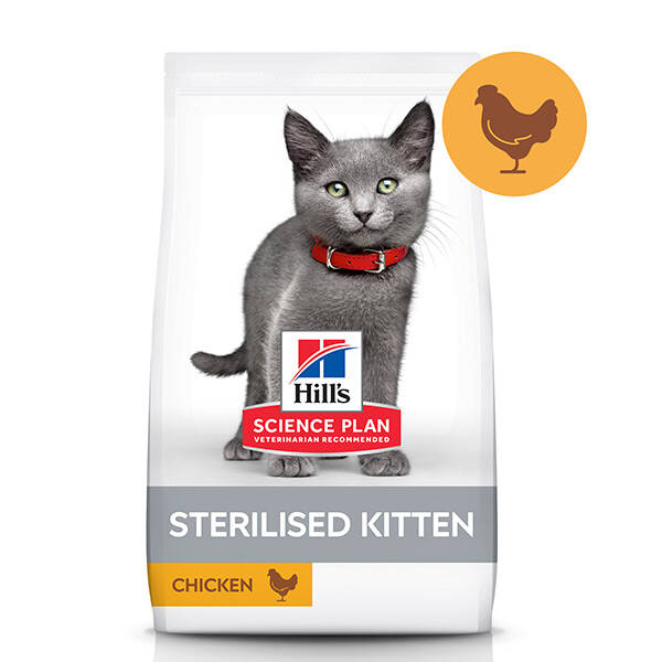 Hill's Science Plan Tavuklu Kısırlaştırılmış Yavru Kedi Maması 10 kg - 8