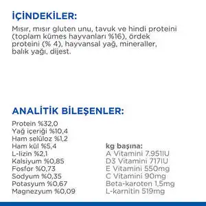 Hill's Science Plan Ördekli Kısırlaştırılmış Yetişkin Kedi Maması 1.5 kg - 4