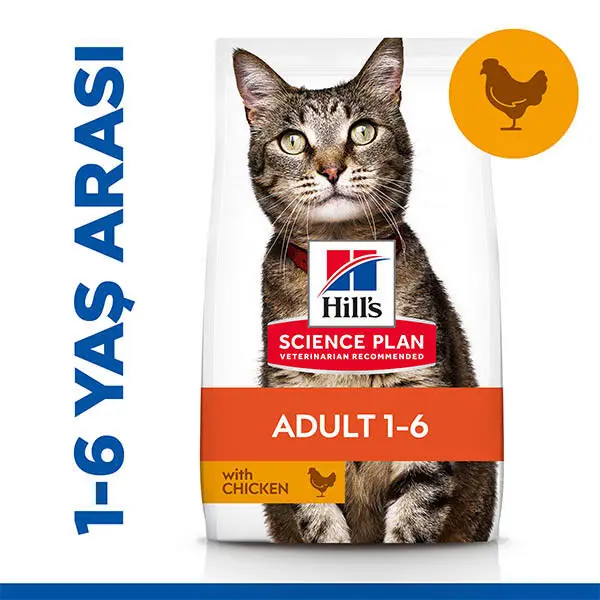 Hill's Science Plan Optimal Care Tavuklu Yetişkin Kedi Maması 3 Kg - 1