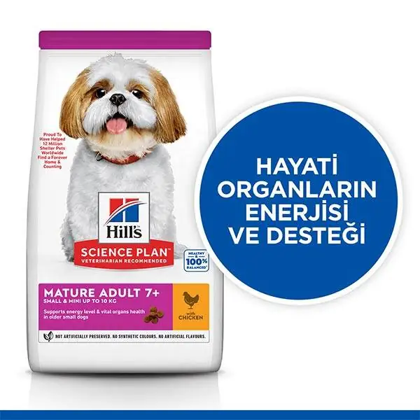 Hill's Science Plan Tavuklu Küçük Irk Yaşlı Köpek Maması 1.5 kg - 3