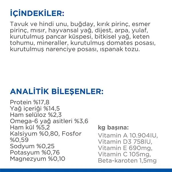 Hill's Science Plan Tavuklu Küçük Irk Yaşlı Köpek Maması 1.5 kg - 5