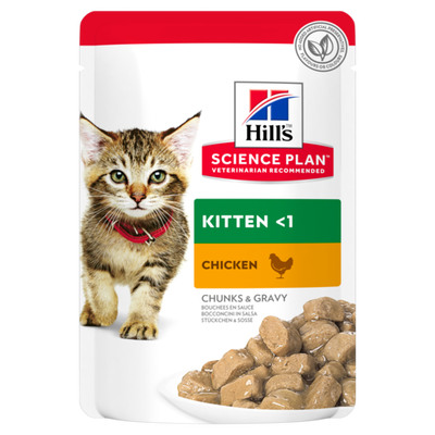 Hill's Science Plan Tavuklu Yavru Yaş Kedi Maması 85 gr (12 adet) - 2