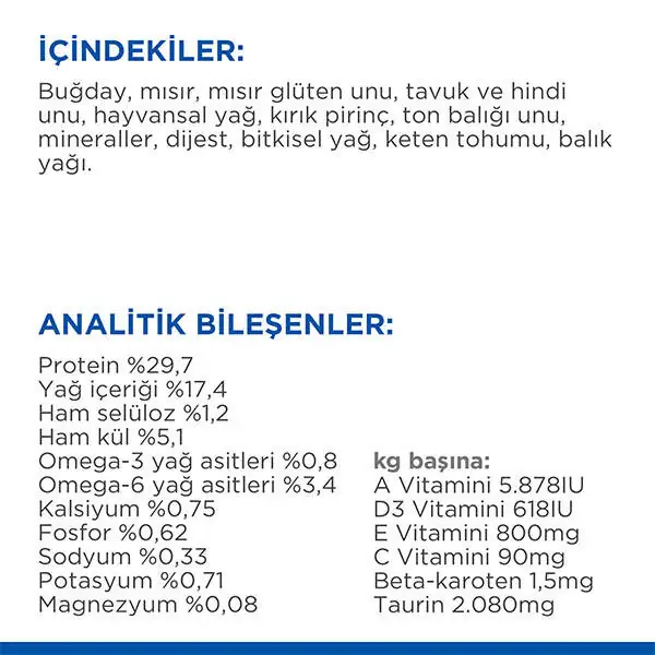 Hill's Science Plan +7 Ton Balıklı Yaşlı Kedi Maması 1.5 kg - 4