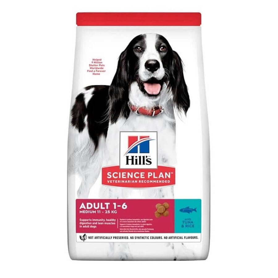 Hill's Science Plan Ton Balıklı Orta Irk Yetişkin Köpek Maması 2,5kg - 1