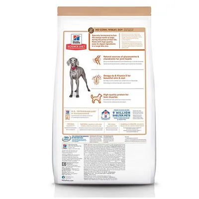 Hill's Science Plan Tahılsız Tavuklu Büyük Irk Yetişkin Köpek Maması 12 kg - 2