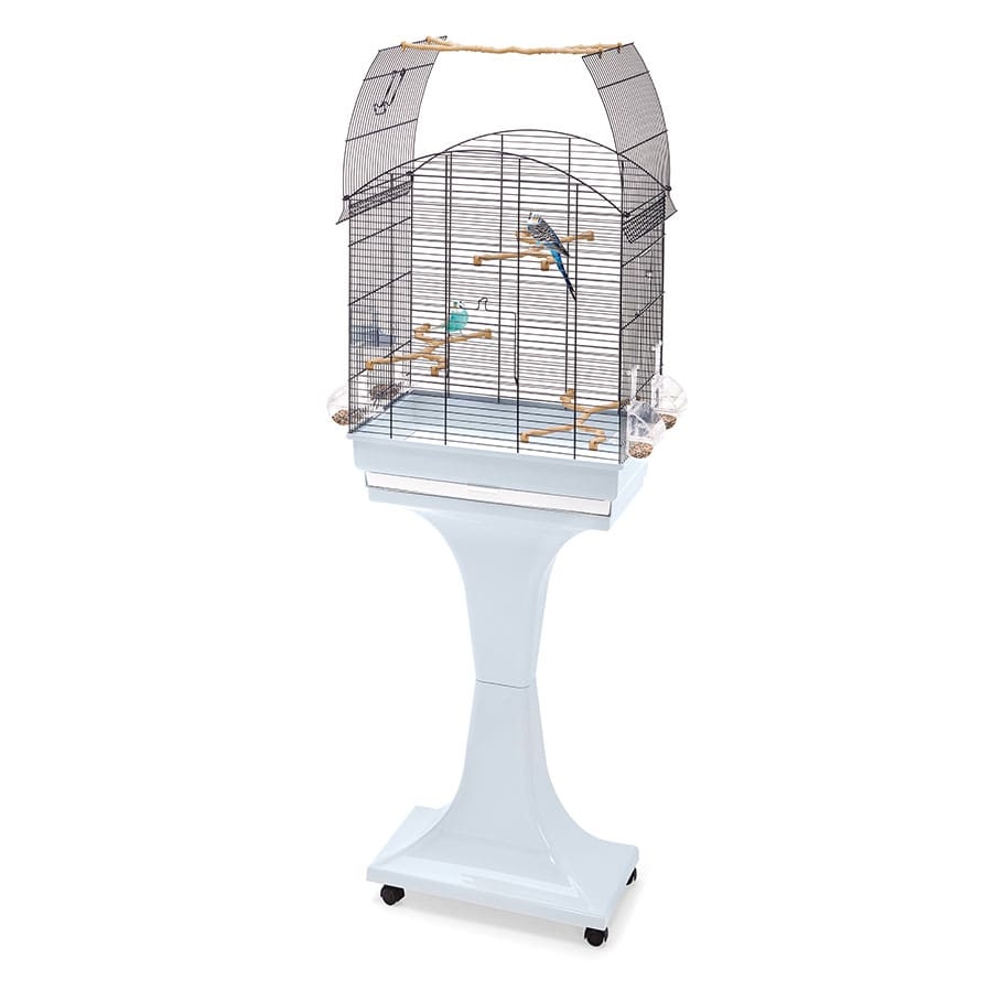 Imac Agata Delux Ayaklı Üstü Açılır Kuş Kafesi Mavi/Mor 58x33x62.5 cm - 1