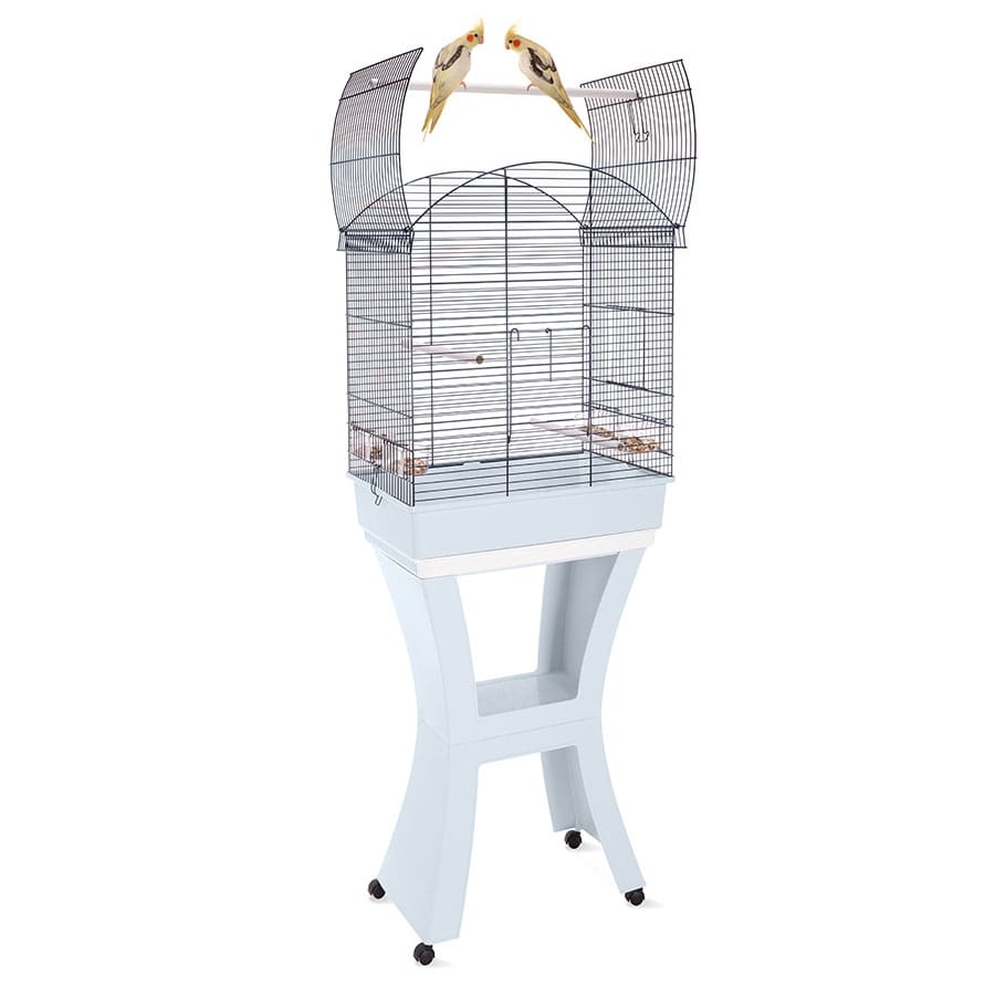 Imac Calla Ayaklı Papağan Kafesi Kahve/Gold 65.5x43x76/148.5 cm - 1