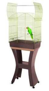 Imac Calla Ayaklı Papağan Kafesi Morcivert 65.5x43x76/148.5 cm