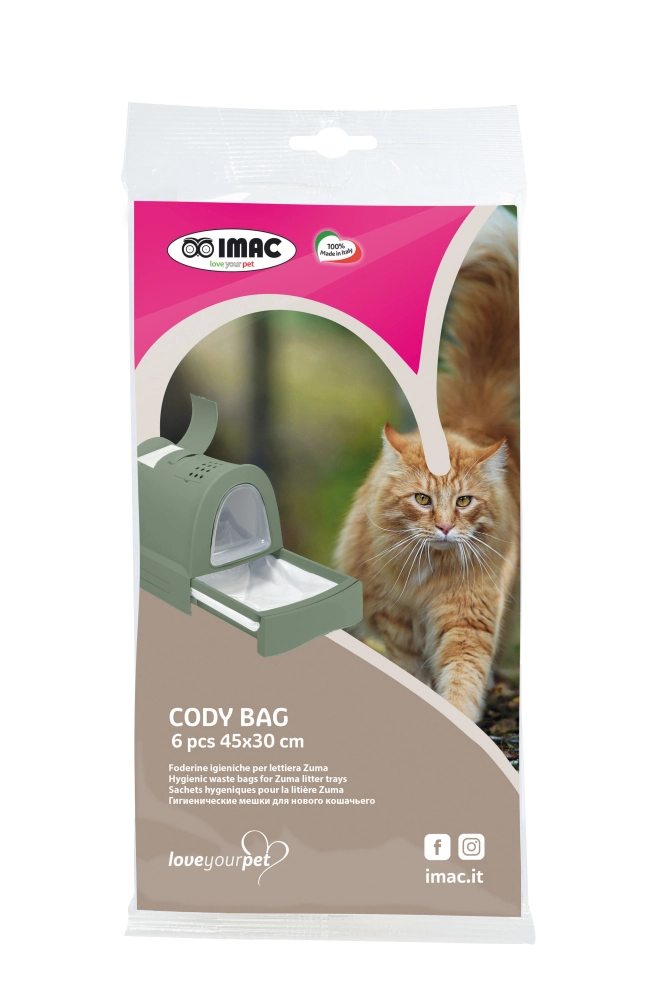Imac Cody Bag 6x10 Pcs Kedi Tuvaleti Torbası - 1