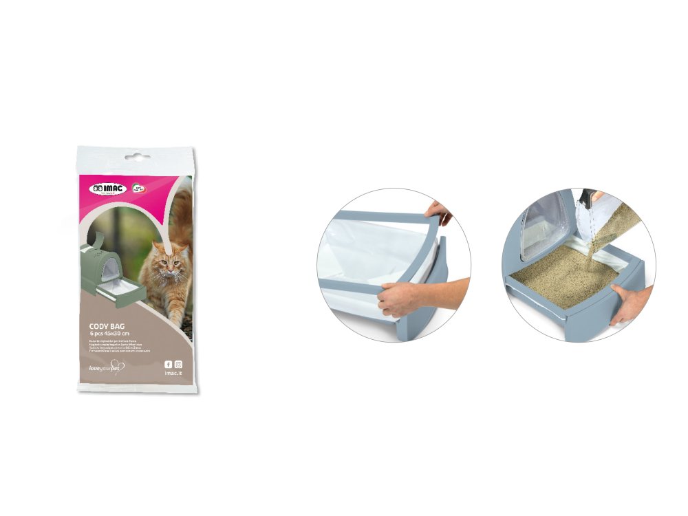 Imac Cody Bag 6x10 Pcs Kedi Tuvaleti Torbası - 2