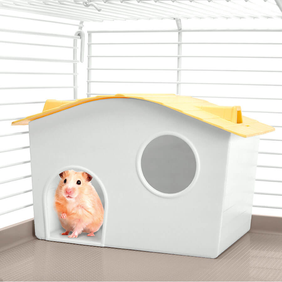 Imac Criceti 7 Hamster Kafesi Kahve 45x30x47.5 cm - 3