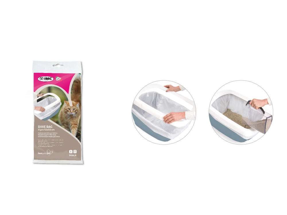 Imac Dıxıe Bag 6x10 Pcs Kedi Tuvaleti Torbası - 2
