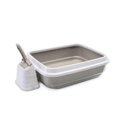 Imac Duo Beyaz Kahverengi Kedi Tuvaleti