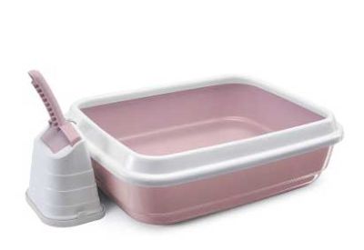 Imac Duo Beyaz Pembe Kedi Tuvaleti - 1