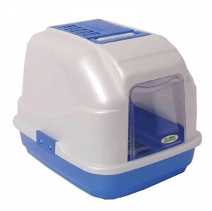 Imac Easy Cat Filtreli Kapılı Kedi Tuvalet Kabı - Mavi