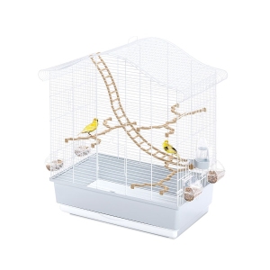 Imac Elettra New Kuş Kafesi Mavi/Beyaz 67x42.5x58.5 cm - 1