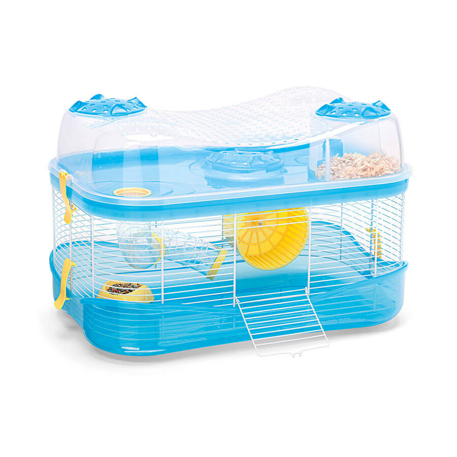 Imac Fantasy Hamster Kafesi Mavi 58x38x38.5 cm - 1