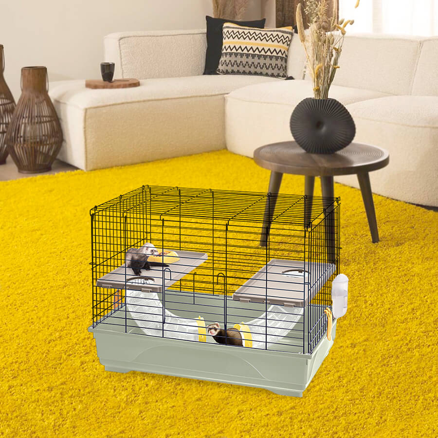 Imac Ferret Flat Gelincik Kafesi 80x48.5x60.5 cm - 2