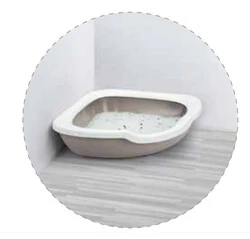 Imac Fred Açık Kedi Tuvalet Kabı Mavi - 2