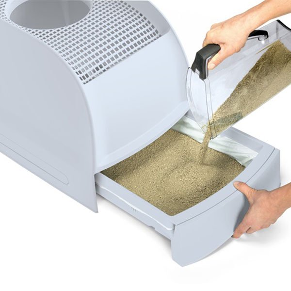 Imac Frida Üstten Girişli, Elekli ve Çekmeceli Kedi Tuvaleti 56x40x43,5cm - 2