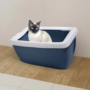 Imac Funny Kedi Tuvaleti Yeşil/beyaz 65x47,5x33cm - 1