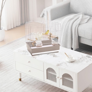 Imac Irene 2 Kuş Kafesi Bej 45x27x43 cm - 2