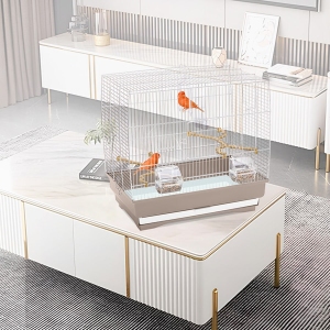 Imac Irene 3 Kuş Kafesi Bej 51x30x48 cm - 2