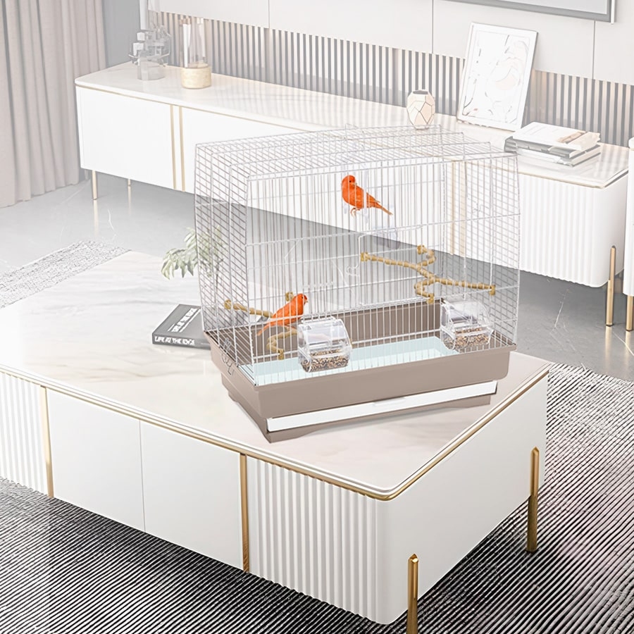 Imac Irene 3 Kuş Kafesi Bej 51x30x48 cm - 2