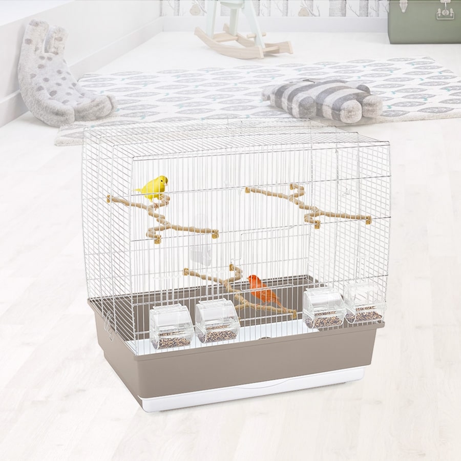 Imac Irene 4 Kuş Kafesi Bej 59x38x56 cm - 2