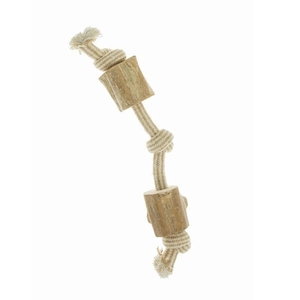 İmac Kahve Ağacından 260 Gr 3 Düğümlü Orta Boy İpli Köpek Oyuncağı – 35 cm
