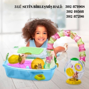 Imac Kit Sphere Yo-Yo Plus Hamster Kafesi Aksesuar Seti - 3