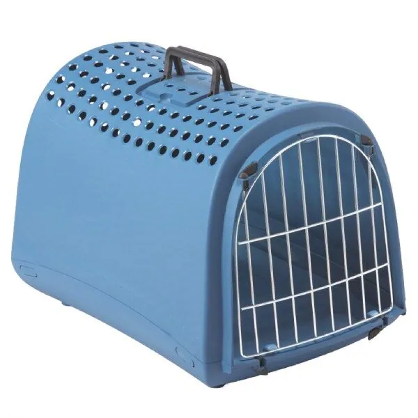 Imac Linus Kedi Taşıma Kafesi 50X32X34.5 Cm Mavi - 1