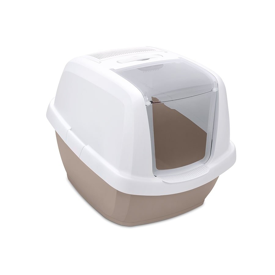 Imac Maddy Junıor Kapalı Kedi Tuvaleti Bej/beyaz 57x43x41cm - 1