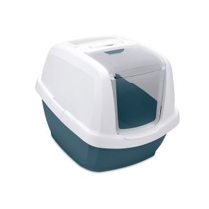 Imac Maddy Junıor Kapalı Kedi Tuvaleti Petrol Mavi 57x43x41cm