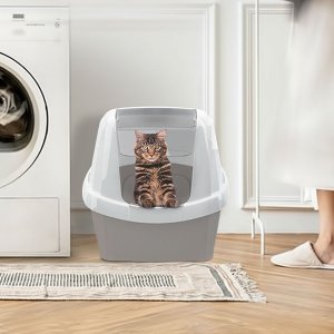 Imac Maddy Kapalı Kedi Tuvaleti Pembe/beyaz 65x47,5x47,5cm - 2