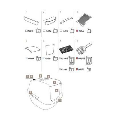 Imac Maddy Kedi Tuvalet Kabı - 2