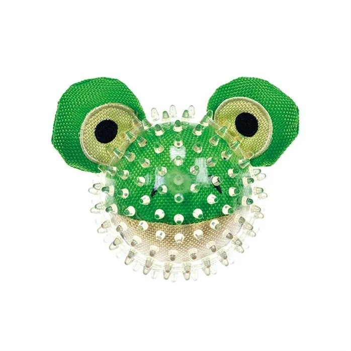 Imac Plastik Top ve Bez Kurbağa Oyuncağı 2'si 1 Arada - 1