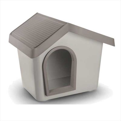 Imac Zeus Sert Plastik Köpek Kulübesi 50 - GRİ - 1