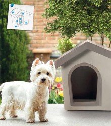 Imac Zeus Sert Plastik Köpek Kulübesi 50 - 4