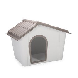 ​Imac Zeus Sert Plastik Köpek Kulübesi 90 - GRİ