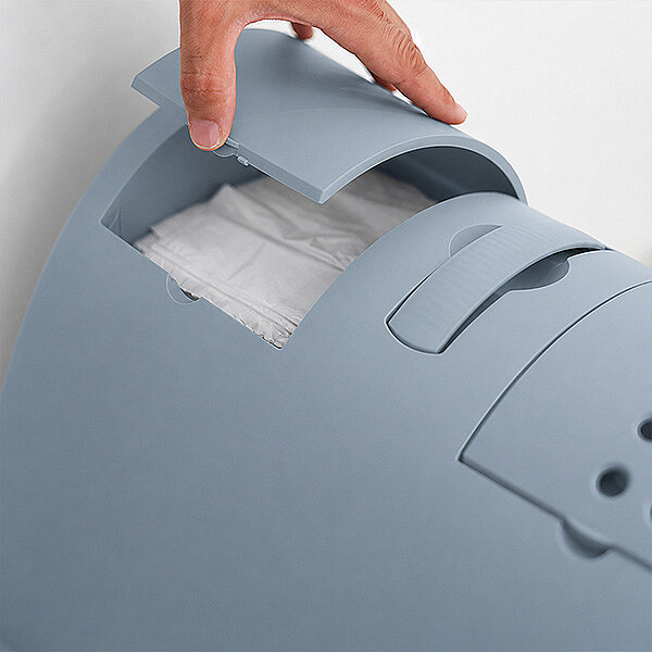 Imac Zuma 2nd Lıfe Torbalı Kapalı Kedi Tuvaleti Mavi 56x40x42,5cm - 7