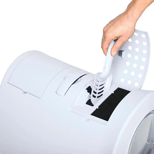 Imac Zuma Çekmeceli Kapalı Kedi Tuvaleti Mavi - 6