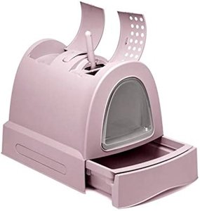 Imac Zuma Kapalı Kedi Tuvaleti Pembe - 2